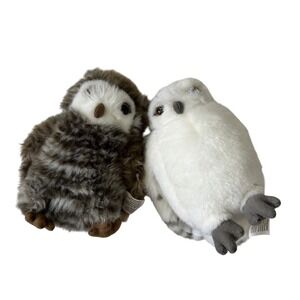 Wizarding World Harry Potter Plush Owls Set Snowy Brown Barn Owl Stuffed Animals